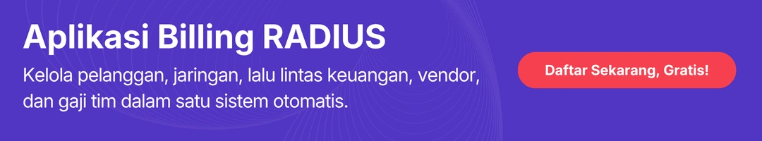 Aplikasi Billing berbasis RADIUS